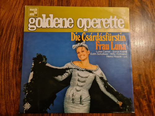 Vinyl goldene operette - operette,
