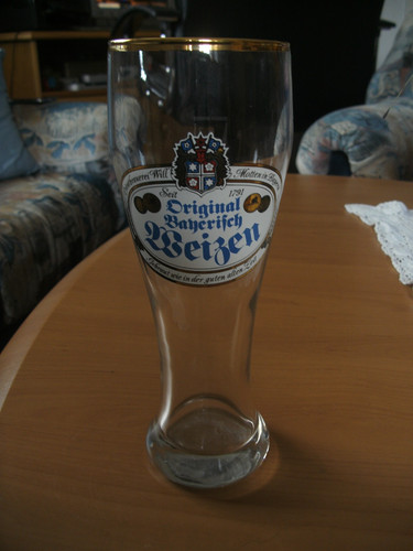 Weizenbierglas privatbrauerei - weizenbierglas,