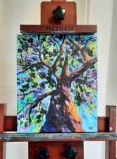 Original baum gemälde acryl - baum,