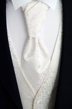 Hochzeitsweste m. Plastron