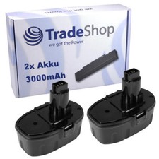 2x Akku 3000mAh 18V für