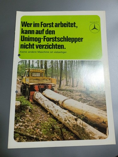 Original prospekt unimog forst - unimog,