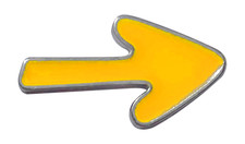 Pin / Anstecker Jakobspfeil -