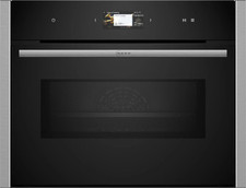 Neff C24MS31N0 N90 Kompaktbackofen mit Mikrowelle, 60 cm breit, 900 W, 45 L, TFT
