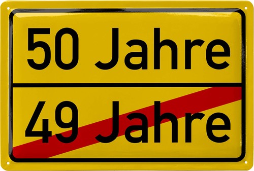 Blechschild schild - 50,