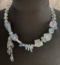 Halskette, Halsreif, Bergkristall, Quarz