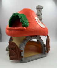 40001 GROßES SCHLUMPFHAUS ORANGE/GELB - SCHLEICH / SCHLÜMPFE / SMURF (C)