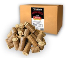 PINI Hartolzbriketts 100% Eiche 30 kg Kamin Ofen Brennholz Grill Eichenbriketts