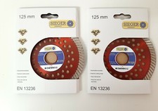 2x Profi Diamant-Trennscheibe Scheibe für Winkelschleifer Flex Makita Bosch Fein