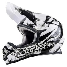ONeal Backflip Shocker, black/white Cross, Mtb Helm