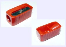 DDR Spitzer Rubin Schulspitzer Schule Anspitzer VEB rot EVP 0,26M (im Spitzer ei