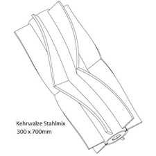 Nilfisk Original 145 4957 000 Kehrwalze Stahlmix