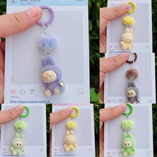 Mini Flocken Labubu Kawaii