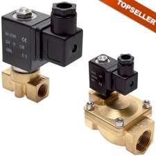 2/2 Wege Magnetventil aus Messing, Eco-Line, stromlos geschl. Ventil Wegeventil