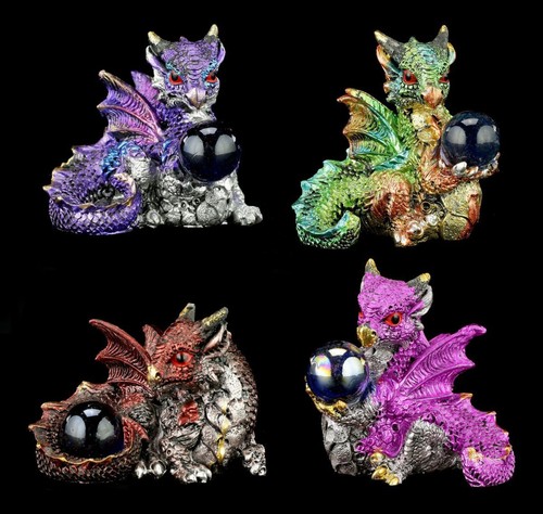 Drachen figuren 4er - set, der