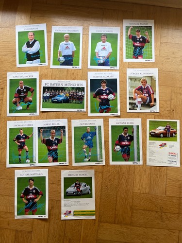 Autogrammkarten bayern - autogrammkarten,