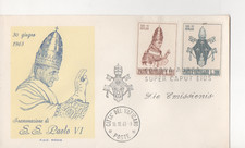 VATIKAN - STAAT - FDC - KRÖNUNG - PAUL - VI - 1963 - RHODINA