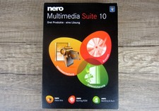 Nero 10 Multimedia Suite Vollversion Box  +  CD 3-in1 BackItUp + OVP