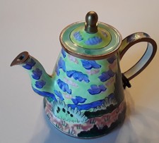 Goebel Teekanne Email Miniatur