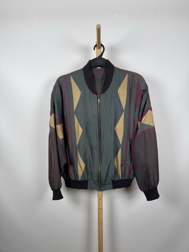 Vintage silk bomber jacket - bomber,