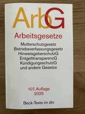 Arbeitsgesetze ArbG Beck-Texte