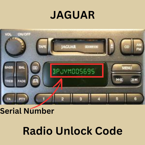 Jaguar radio code - radio,