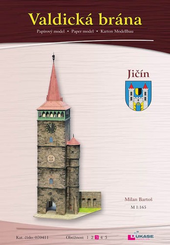 Kartonmodell stadttor valdicka - kartonmodell,