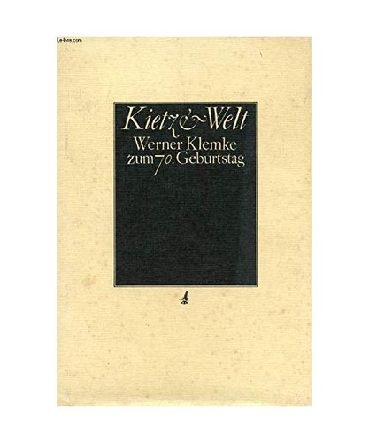 Kietz welt werner klemke - welt.,