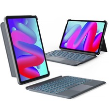 Inateck Tastatur Hülle ipad Pro 12.9 Zoll 6/5/4/3 Gen Abnehmbare Touchpad QWERTZ
