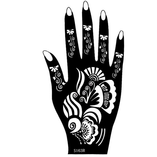 Henna tattoo schablone - tattoo,
