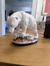 Eisbär Porzellanfigur Art