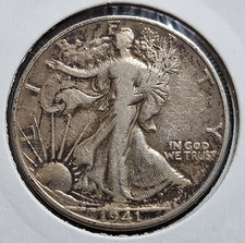 1941 Half Dollar Liberty Walking SS (1916-1945)/ A 11