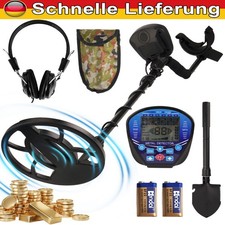 Metalldetektor mit DSP-Technologie – 10 Spule 6 Metall-Typen LCD Anzeige – Ideal