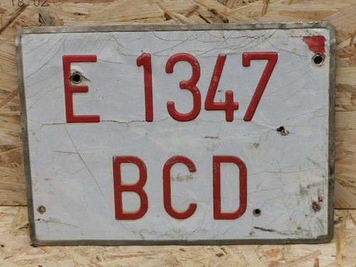 Altes nummernschild spanien - nummernschild,