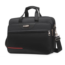 Herren Arbeitstasche Umhängetasche Flugbegleiter Tasche Herrentasche XL Schwarz