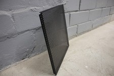 USM Haller 350x350 Tablar Blech perforiert gelocht Hifi Vitrine Lowboardschwarz