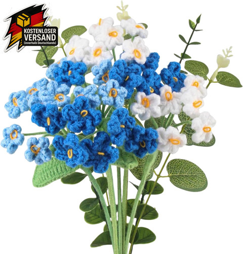 Häkelblumen set stück - häkelblumen,
