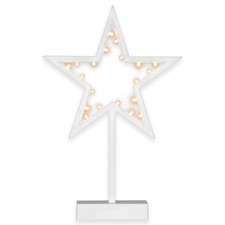 20 LED Dekoleuchte Stern warm