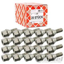 20x FEBI RADBOLZEN RADSCHRAUBEN SATZ ALUFELGEN STAHLFELGEN für OPEL ADAM ASTRA