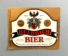 Altes Bieretikett  , Brauerei