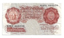 10 Shillings P. 368c Bank of England  (3+) 