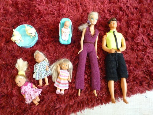 Barbie puppen family - barbie,