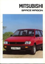 1990 PROSPEKT MITSUBISHI SPACE WAGON - inkl. Allrad - Family Van - 01/90