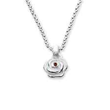 Rose mit Rubin Anhänger ohne