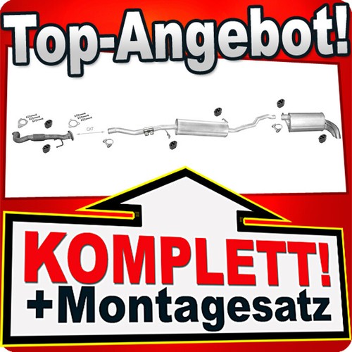 Auspuff für sharan 9 tdi - 1.9,