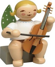 Wendt & Kühn Engel mit Viola da Gamba 650/86a neu vom Fachhändler