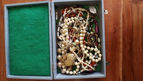 Omas schmuckkästchen mit - omas,