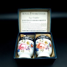 70er Jahre Box Paar/Set 2 Egg