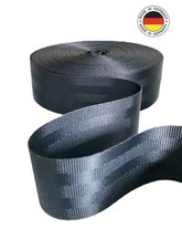 Polyester Gurtband 50mm Schwarz | Hochfest | Meterware für Zurrgurte,Outdoor,DIY