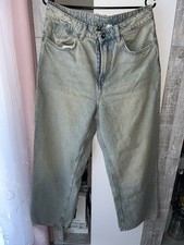 H&M High Waist Wide Leg Jeans